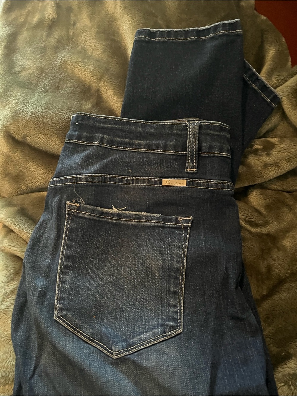 Dark Blue KanCan Women’s Stretch Jeans - Classic Pocket Style